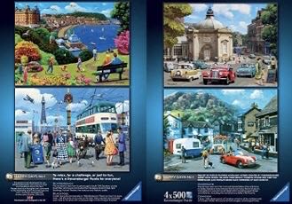 Happy Days 1, Look North (Saskia Lenen) - Ravensburger puzzle collectible [Barcode 4005556150328] - Main Image 2