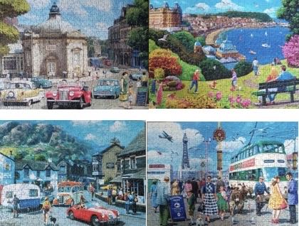 Happy Days 1, Look North (Saskia Lenen) - Ravensburger puzzle collectible [Barcode 4005556150328] - Main Image 3