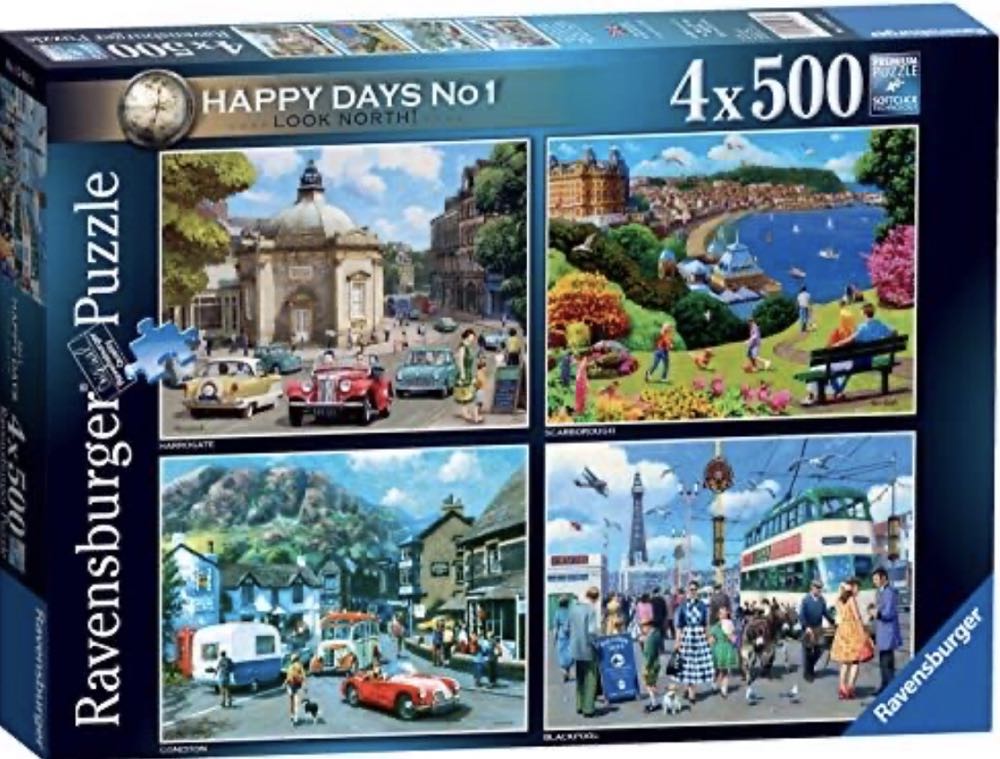 Happy Days 1, Look North (Saskia Lenen) - Ravensburger puzzle collectible [Barcode 4005556150328] - Main Image 4