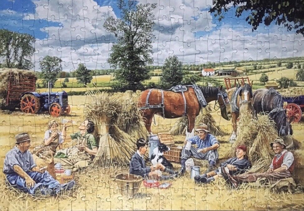 Harvest Lunch - Gibsons puzzle collectible [Barcode 5012269021110] - Main Image 4