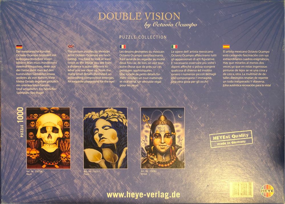 Shiva Double Vision - Heye Puzzle puzzle collectible [Barcode 4001689292812] - Main Image 3