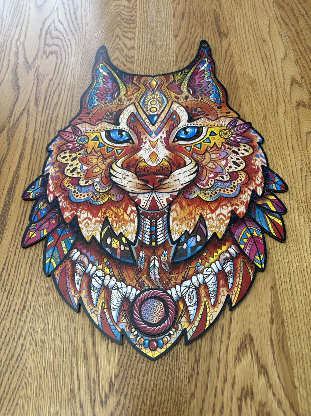 Wooden Gentle Lynx - Unidragon puzzle collectible - Main Image 4