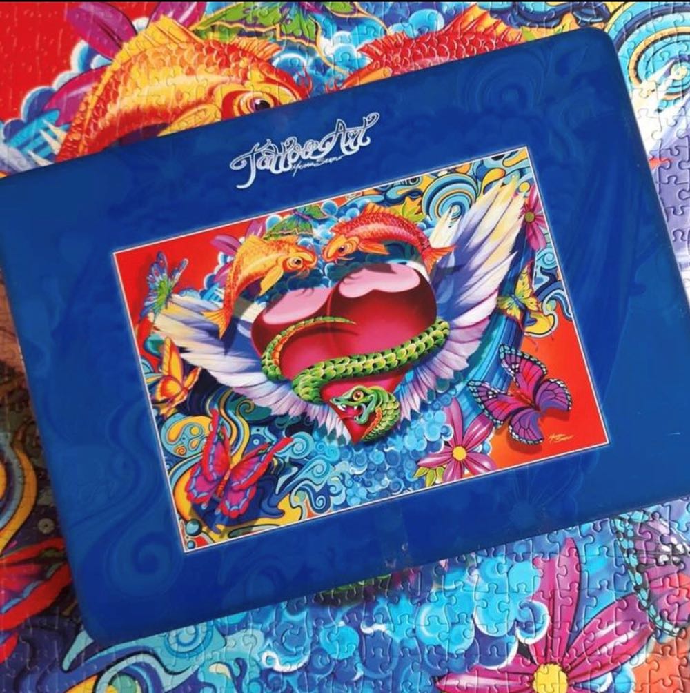 Fantasy Tattoo Art Deluxe - Schmidt Puzzle puzzle collectible [Barcode 4001504598129] - Main Image 4