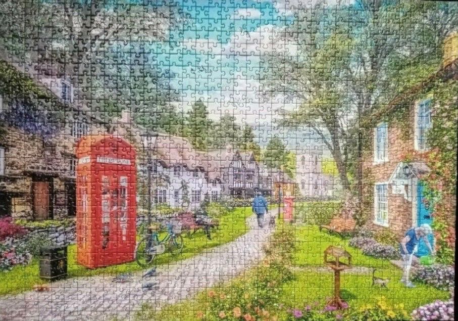 Village Haven - FX Schmid puzzle collectible [Barcode 4050368078476] - Main Image 3