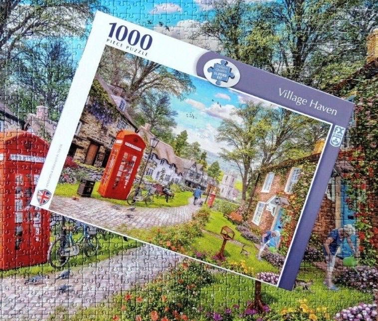 Village Haven - FX Schmid puzzle collectible [Barcode 4050368078476] - Main Image 4