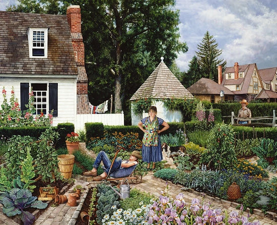The Lazy Gardener - WHSMITH puzzle collectible [Barcode 00419338] - Main Image 2