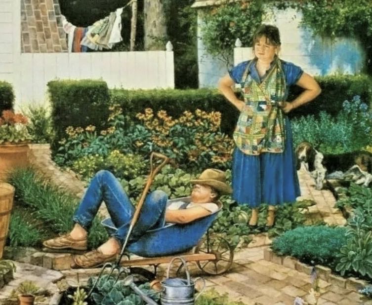 The Lazy Gardener - WHSMITH puzzle collectible [Barcode 00419338] - Main Image 4