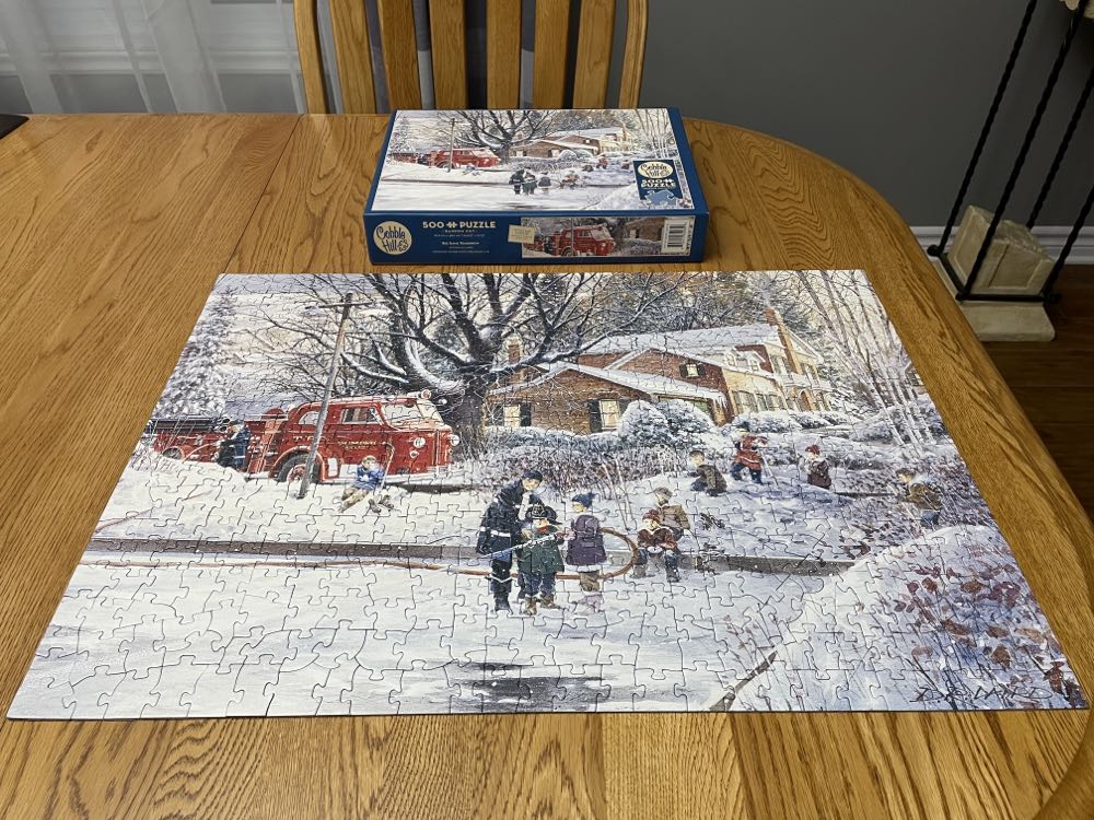 Big Game Tonight - Cobble Hill puzzle collectible - Main Image 2