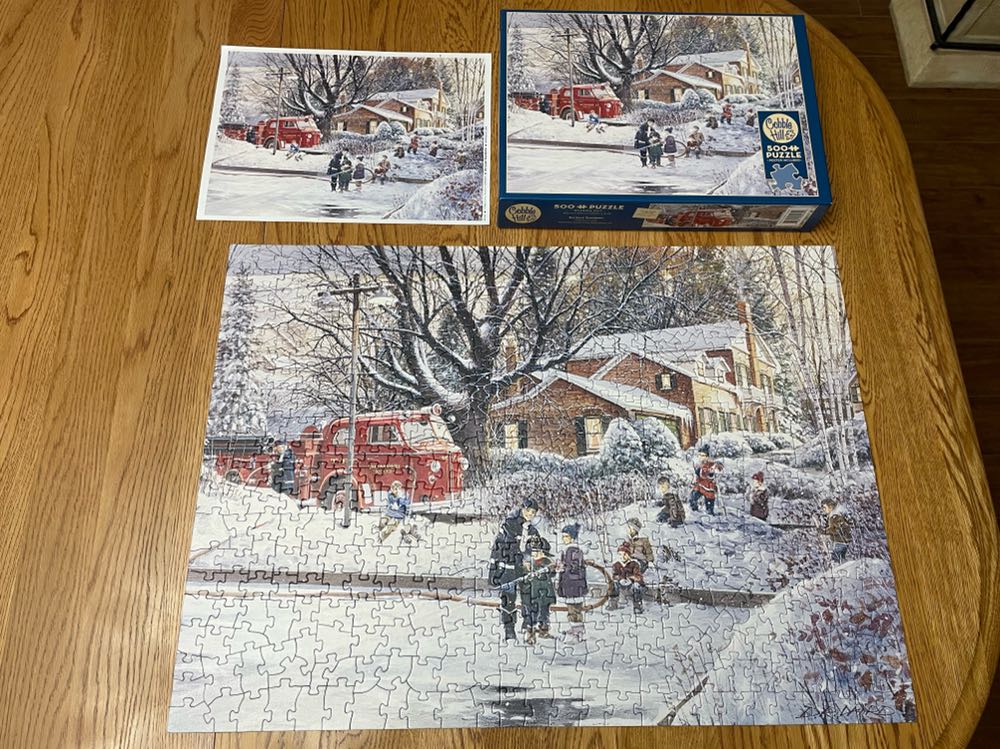 Big Game Tonight - Cobble Hill puzzle collectible - Main Image 4