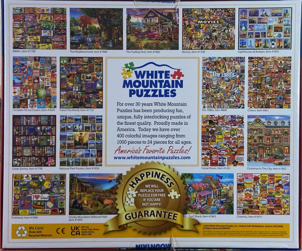 WM My Yellow Beach House - White Mountain puzzle collectible [Barcode 724819266364] - Main Image 3