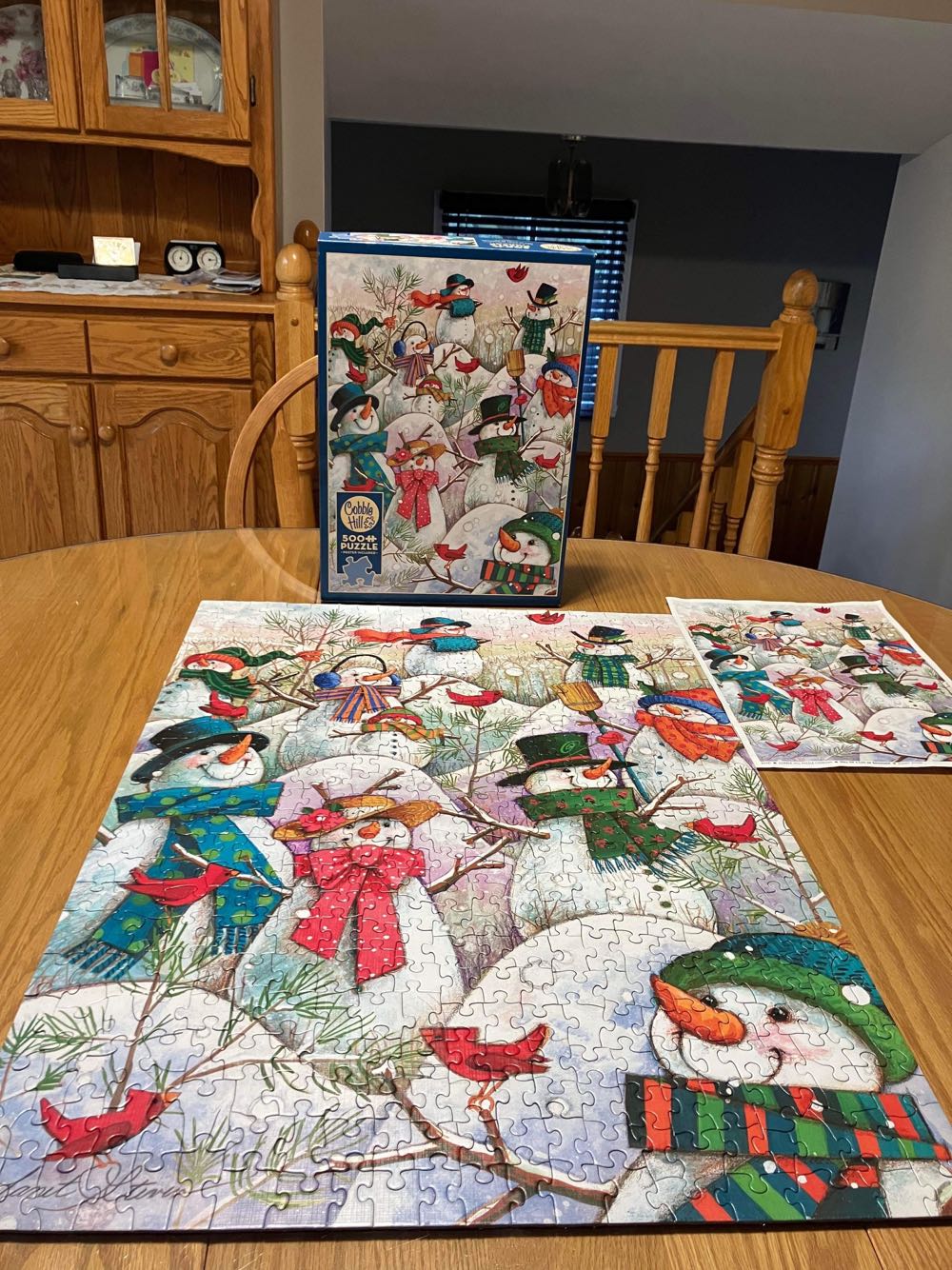 Hill Of A Lot Of Snowman - Cobble Hill puzzle collectible - Main Image 2