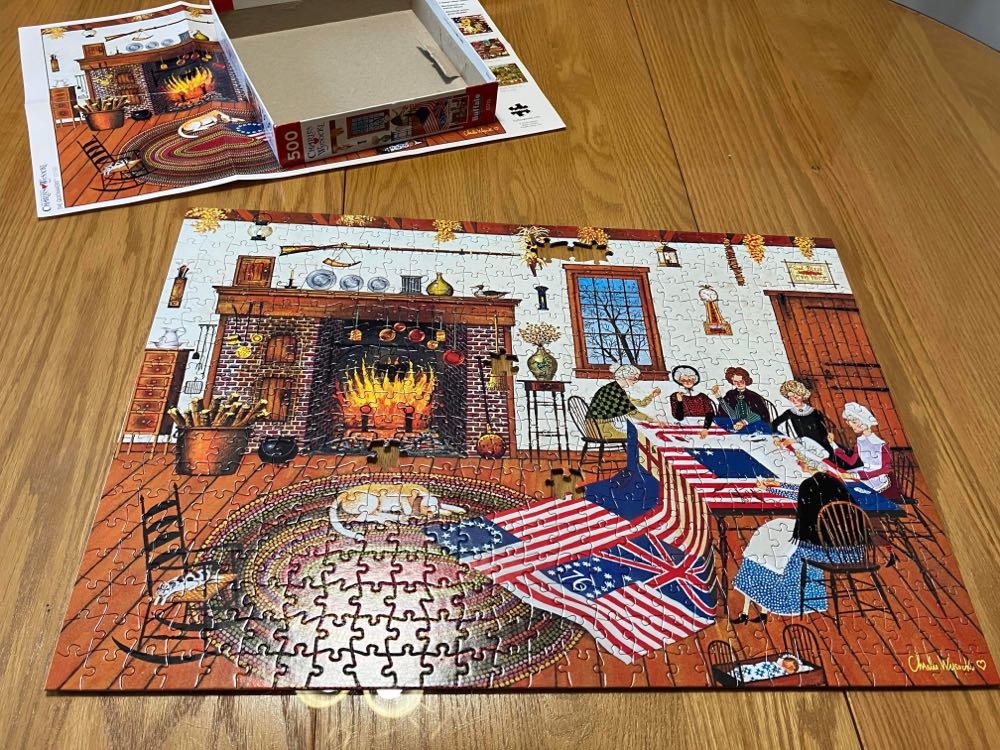 The Quiltmakers - Buffalo puzzle collectible [Barcode 079346037582] - Main Image 2