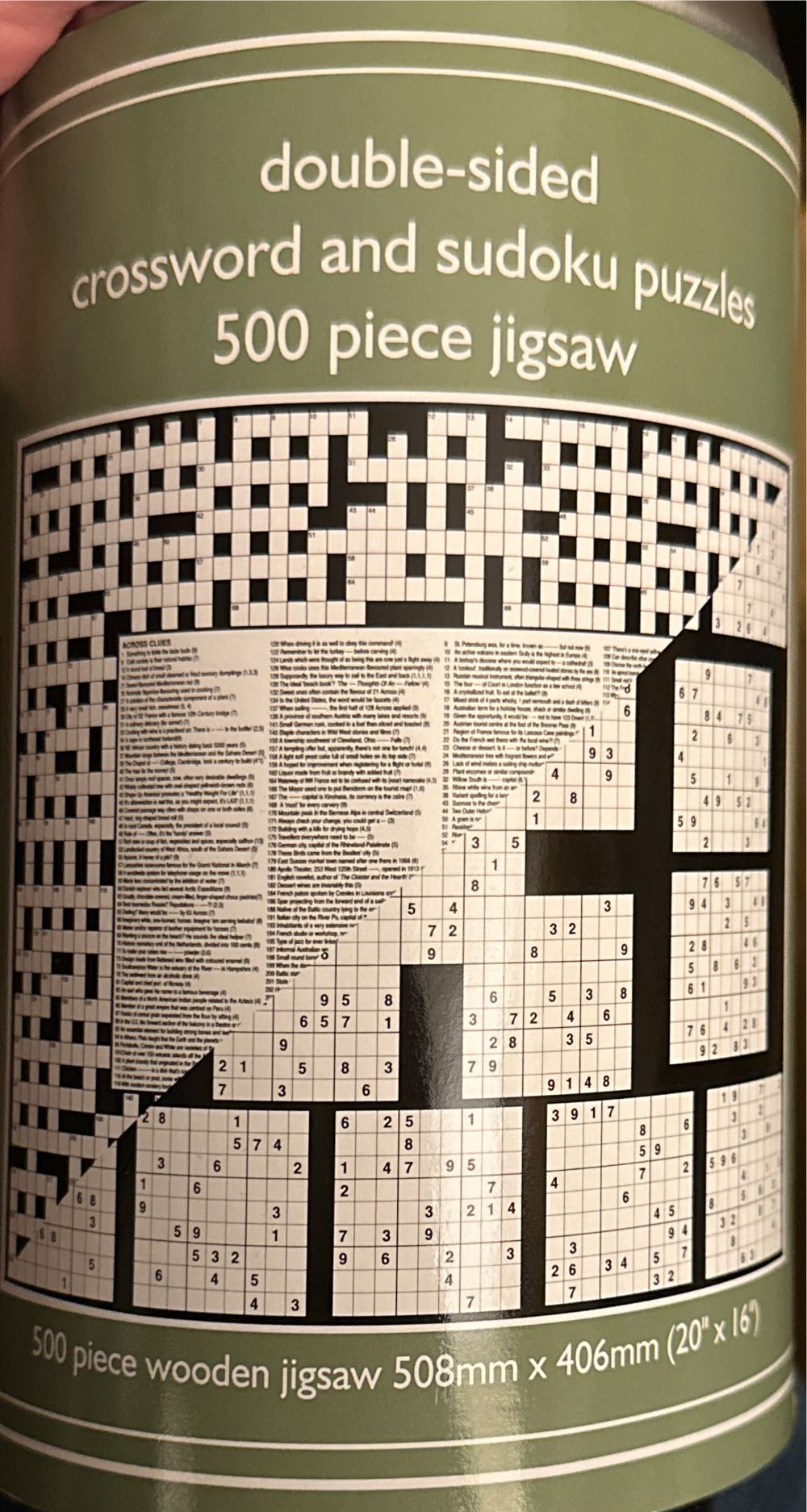 double sided jigsaw crossword sudoku and puzzles - Asda puzzle collectible [Barcode 5050854901751] - Main Image 2