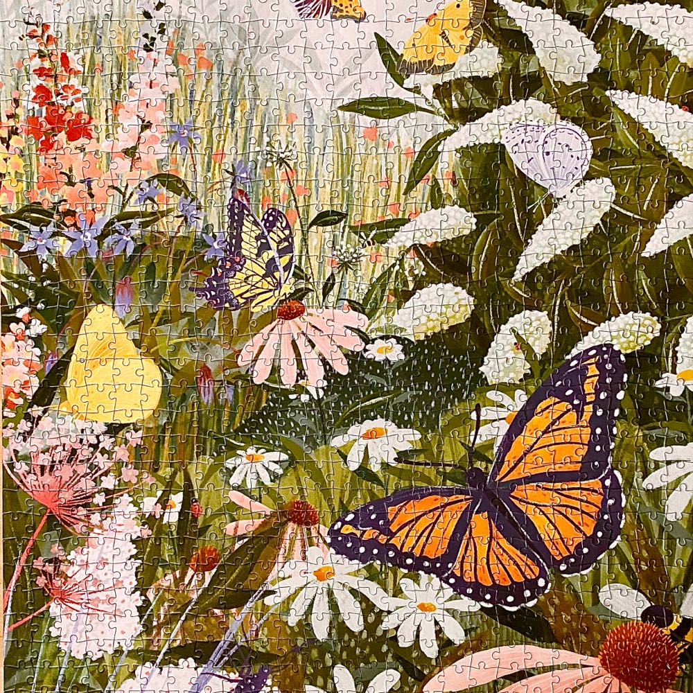 Butterfly Garden - Lantern Press puzzle collectible - Main Image 2