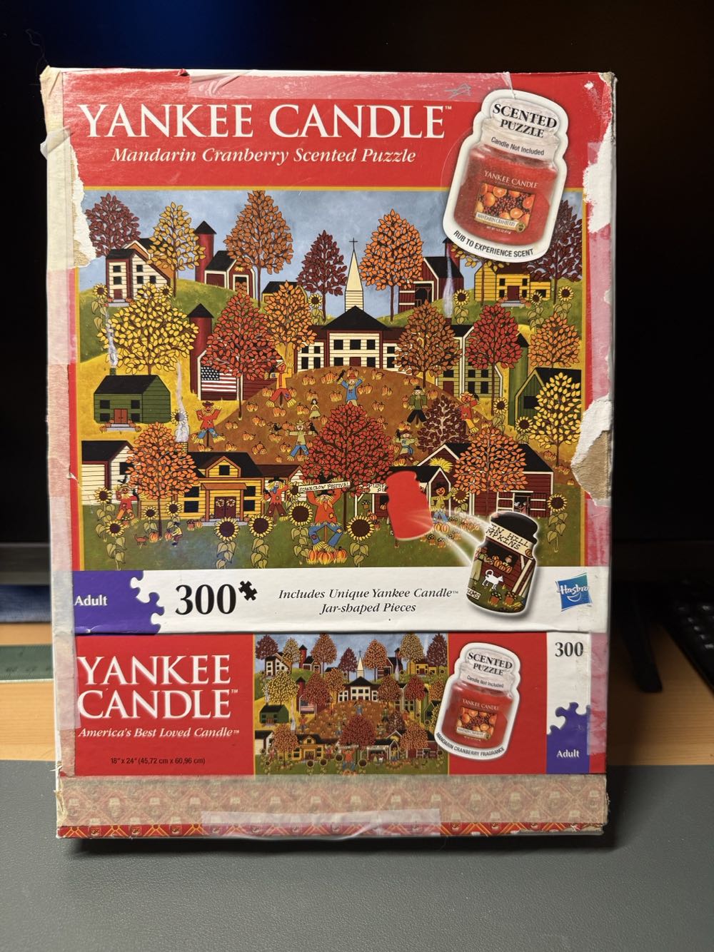 Yankee Candle Mandarin Cranberry - Milton Bradley puzzle collectible [Barcode 653569463061] - Main Image 2