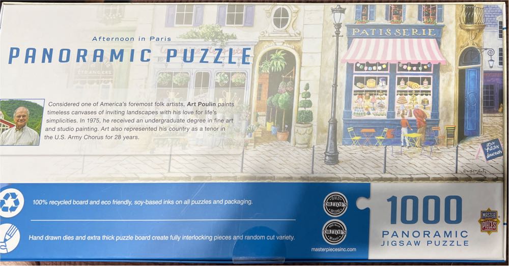 Afternoon In Paris - MasterPieces puzzle collectible [Barcode 705988721830] - Main Image 2