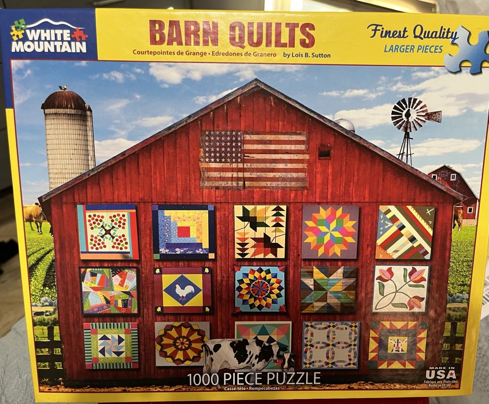 SOLD - Barn Quilts - White Mountain puzzle collectible - Main Image 2