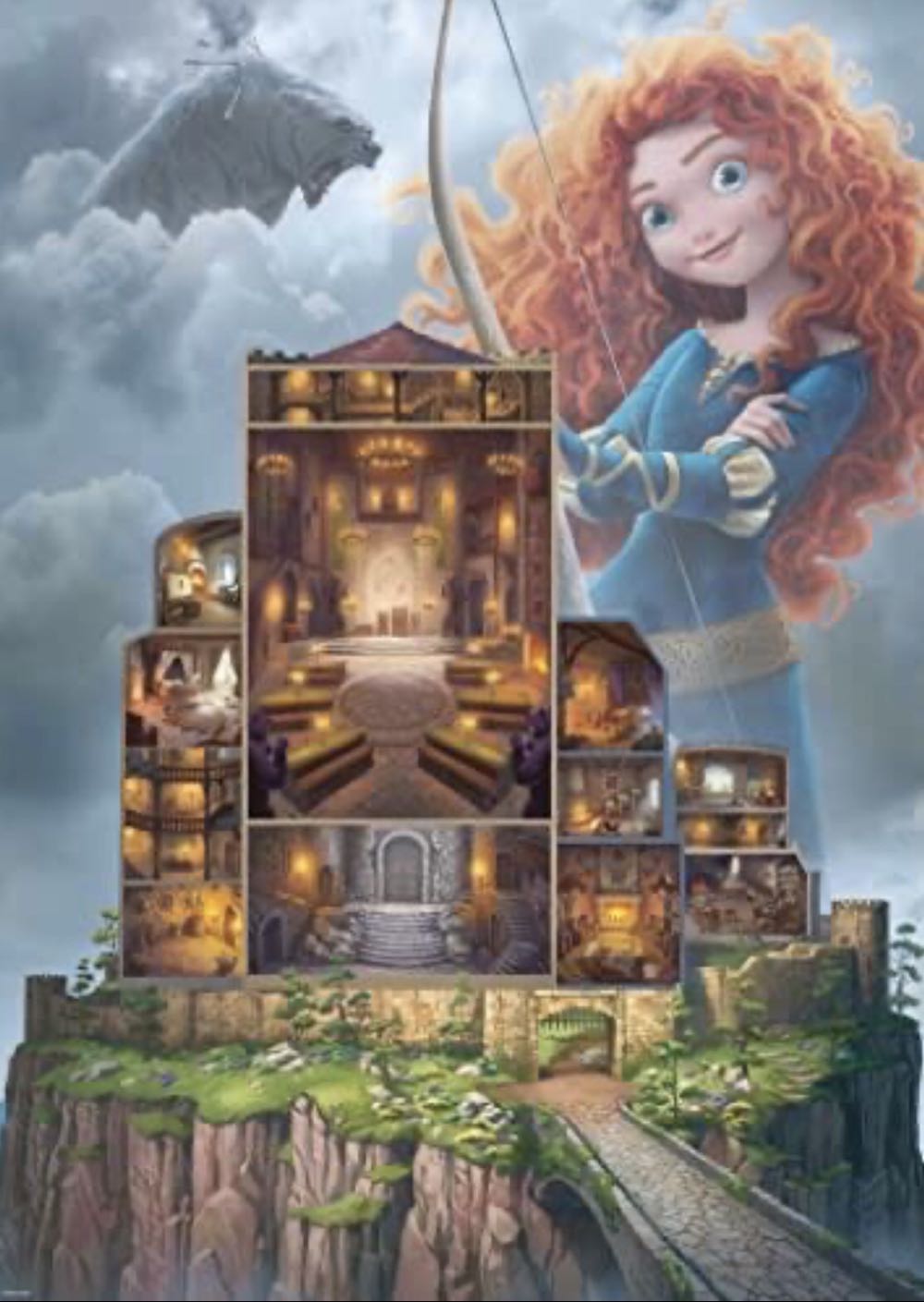 Disney Castle Collection Merida - Ravensburger puzzle collectible [Barcode 4005556173358] - Main Image 2