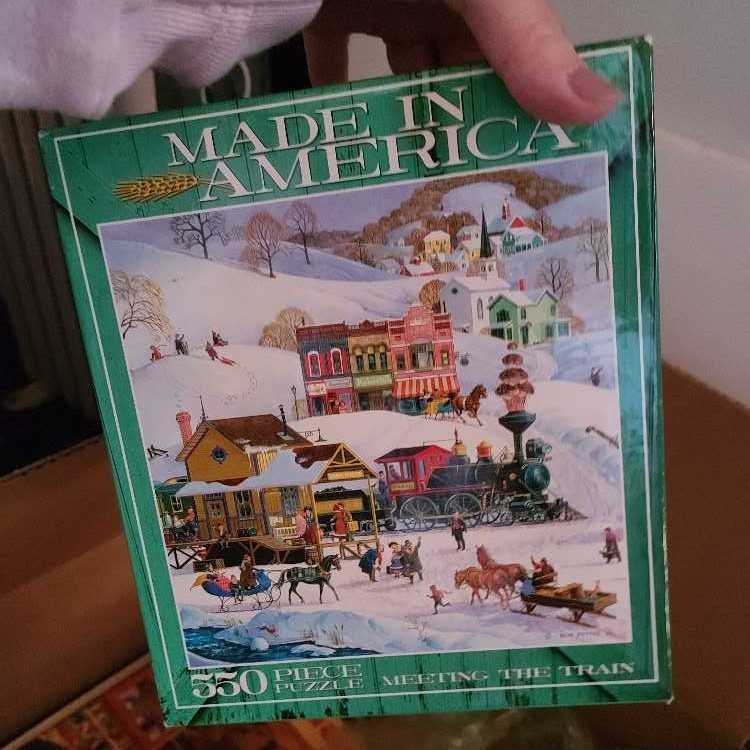 Baby Fanatic Masterpieces 60 Piece Jigsaw Puzzle For Kids Old Macdonald’s Farm Market Day 19”x14”