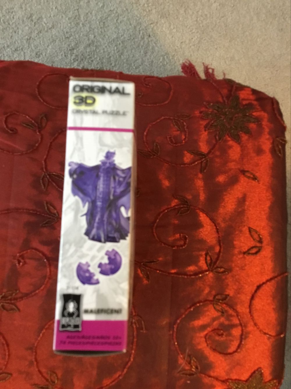 Disney’s Maleficent Purple Licensed Deluxe Original 3d Crystal Puzzle From Bepuzzled 3d Crystal Puzzle And Brain Teaser For Puzzlers Ages 12 And Up - Bepuzzled puzzle collectible [Barcode 023332311347] - Main Image 3