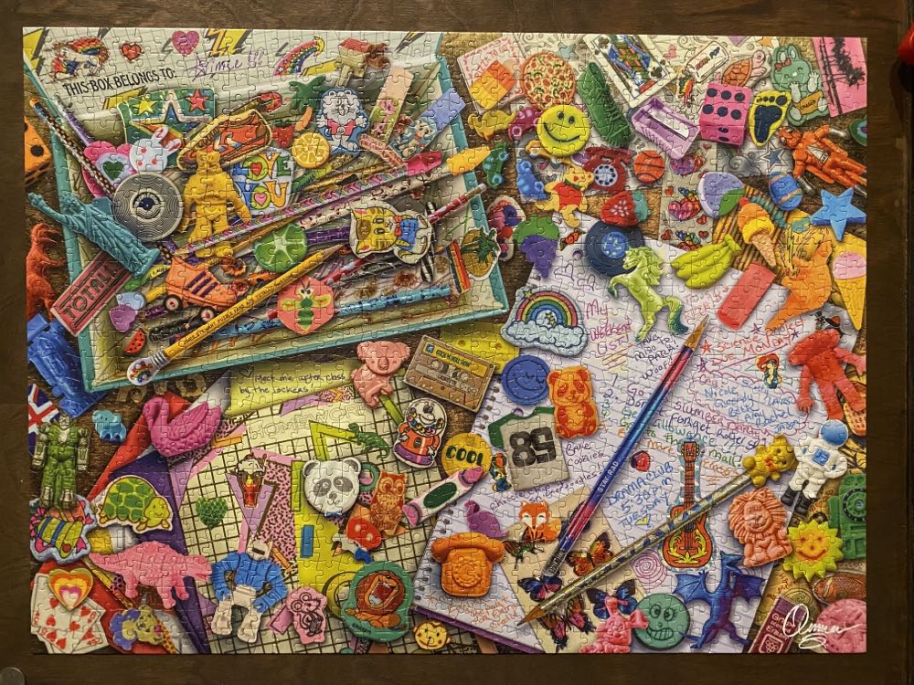 Aimee Stewart: My Awesome Collection 1989 - Buffalo Games puzzle collectible [Barcode 079346127399] - Main Image 3