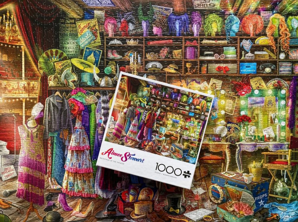 Backstage At The Theater - Buffalo puzzle collectible [Barcode 079346127382] - Main Image 4