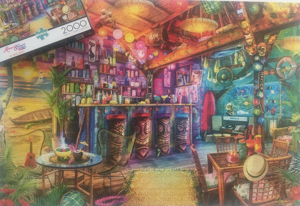 Tiki Beach Sunset - Buffalo puzzle collectible [Barcode 079346127351] - Main Image 4