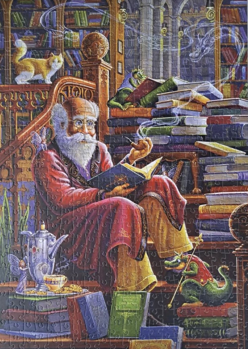 Evening Pleasures - Bluebird Puzzle puzzle collectible [Barcode 3663384702174] - Main Image 3