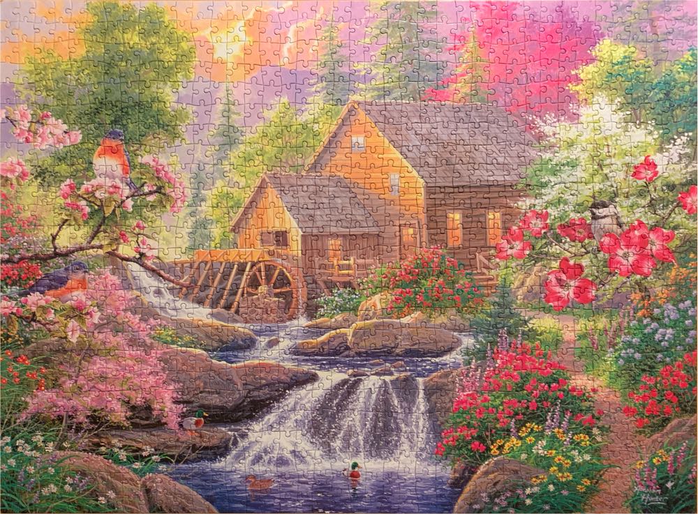 Songbirds At Summertime Mill - CraZArt puzzle collectible [Barcode 4895145427951] - Main Image 3