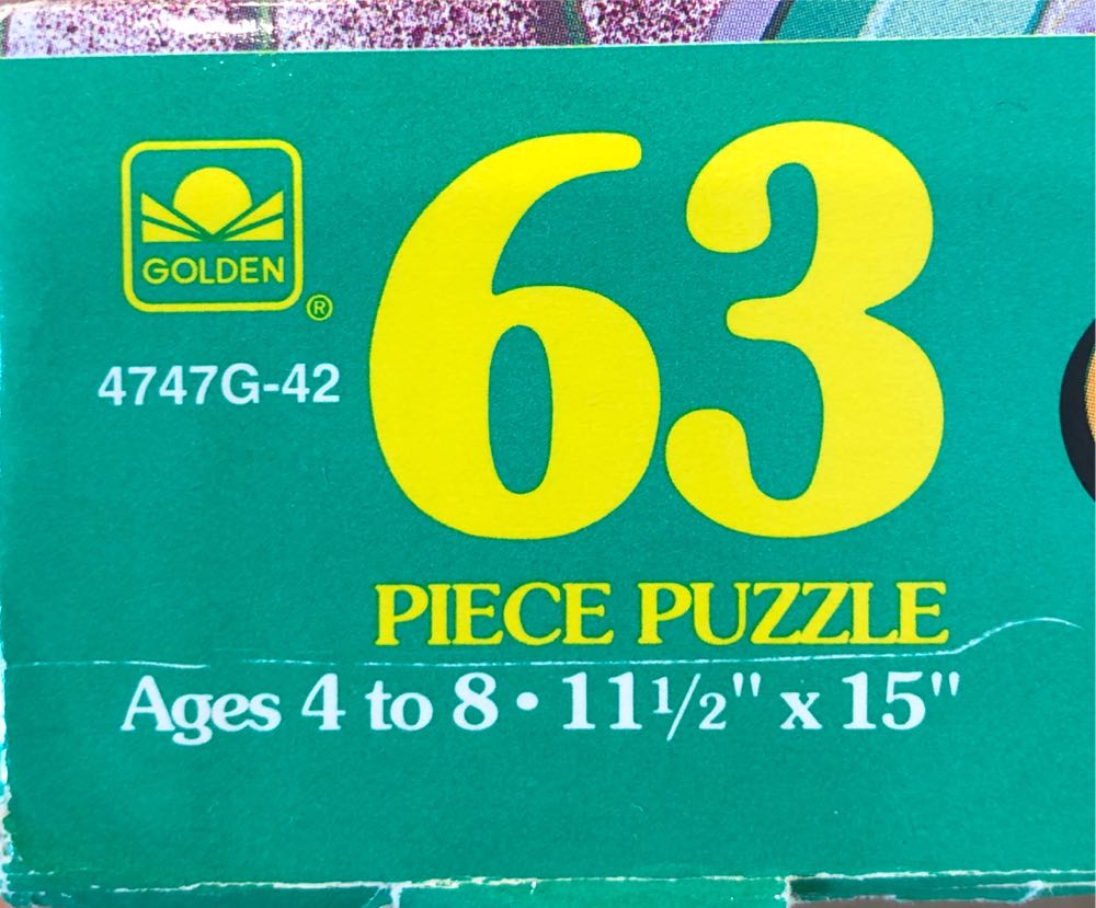 Goof Troop 63 Piece Puzzle - Golden puzzle collectible [Barcode 033500047473] - Main Image 2