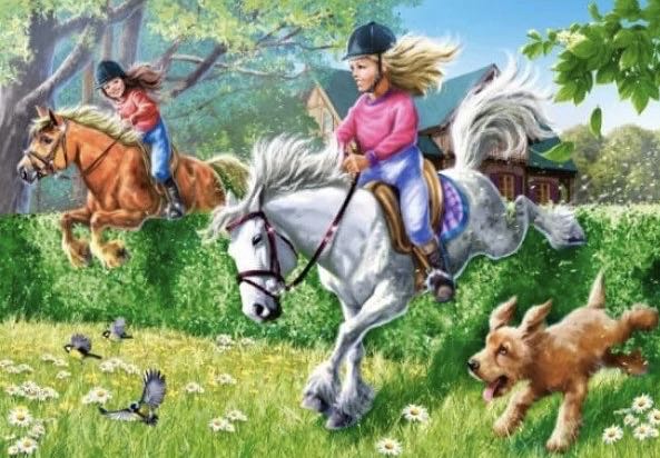 Horse Jumping 🟦 - Castorland puzzle collectible [Barcode 5904438026913] - Main Image 2