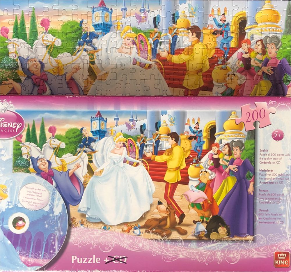 Cinderella / Assepoester Panorama🟦 - King puzzle collectible [Barcode 8710125048529] - Main Image 4