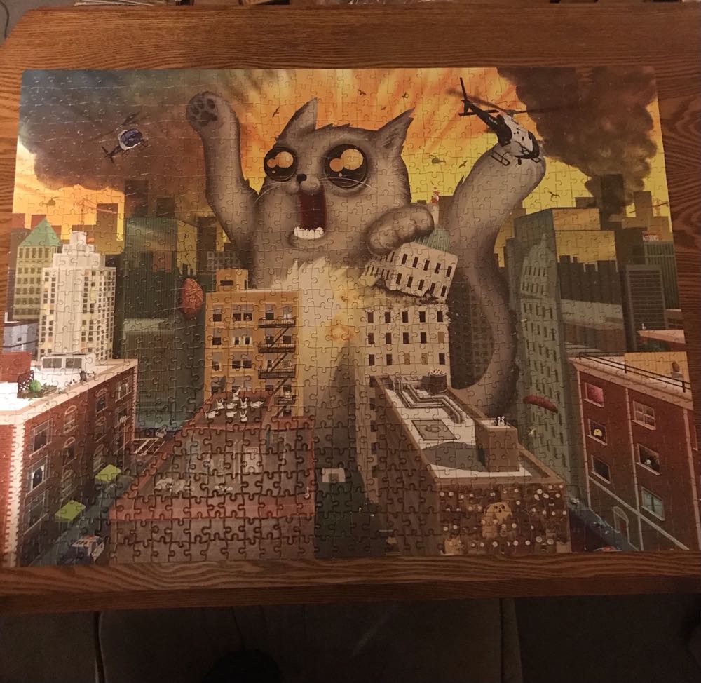 Feline Of Unusual Size - Exploding Kitten puzzle collectible [Barcode 810083042398] - Main Image 2