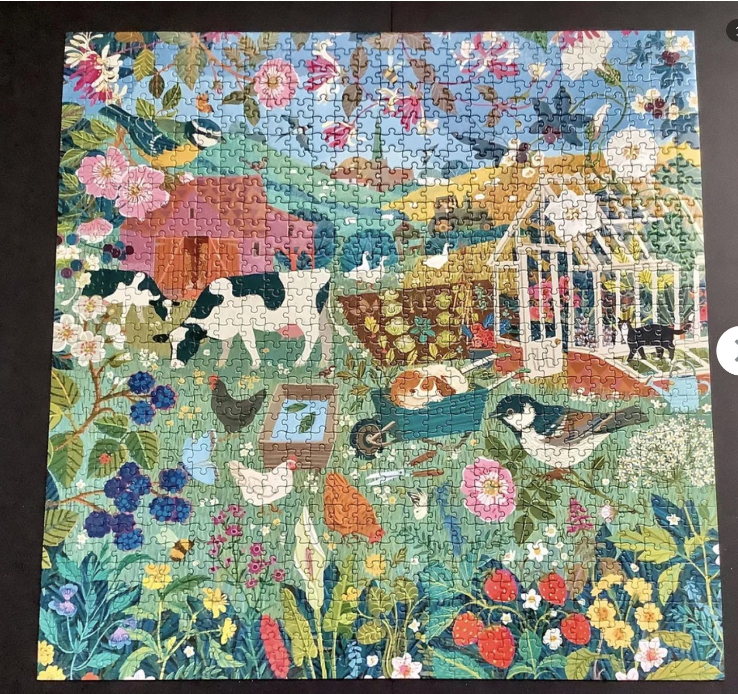 English Hedgerow - Eeboo puzzle collectible [Barcode 689196514111] - Main Image 2