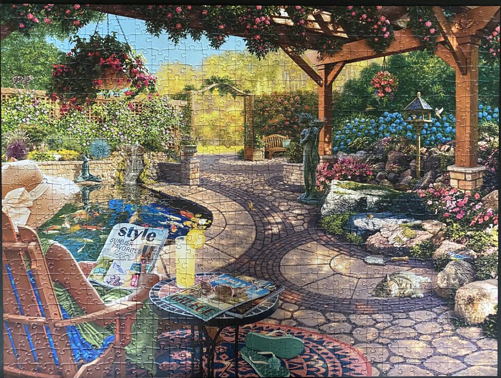Cozy Backyard Bliss - Ravensburger puzzle collectible - Main Image 2
