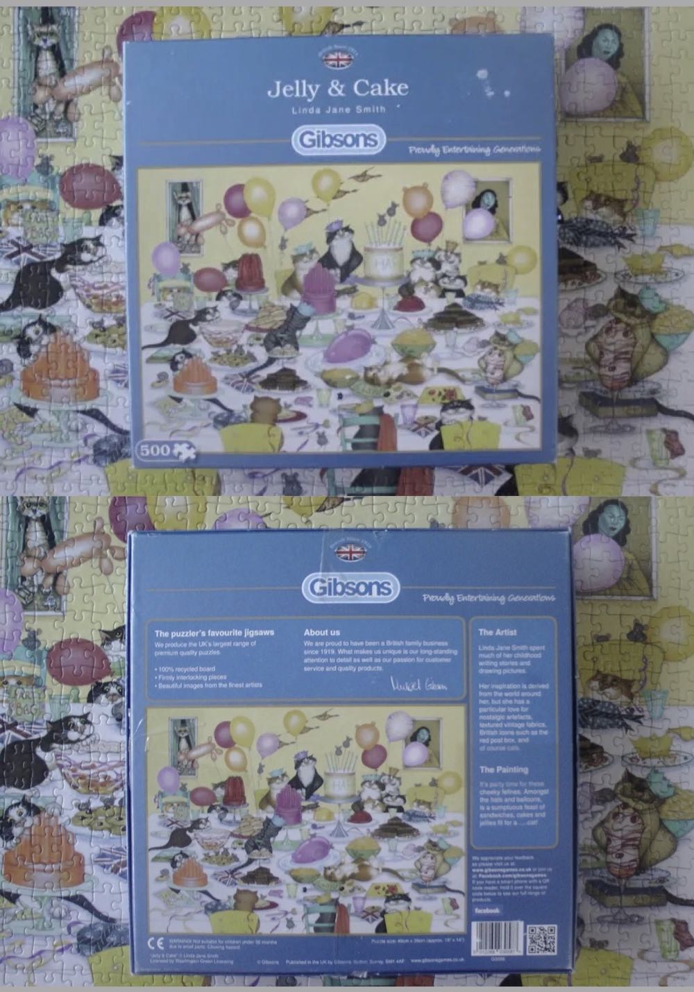 Jelly & Cake - Gibsons puzzle collectible [Barcode 5012269030587] - Main Image 4