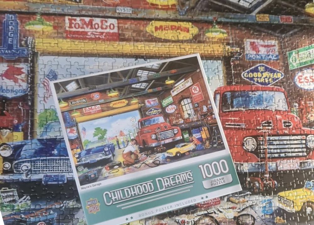 Childhood Dreams - Wayne’s Garage  - MasterPieces puzzle collectible [Barcode 0705988616600] - Main Image 4