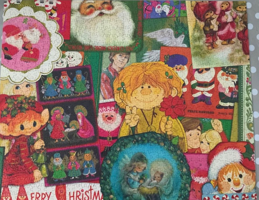 More Classic Christmas Cards  - Hallmark puzzle collectible [Barcode 763795593484] - Main Image 2