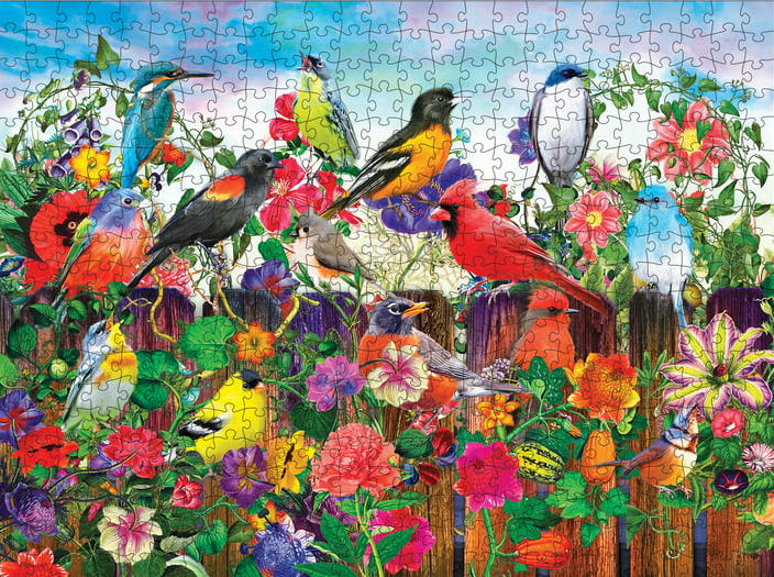 Birds And Blooms - CraZArt puzzle collectible [Barcode 4895145420136] - Main Image 3