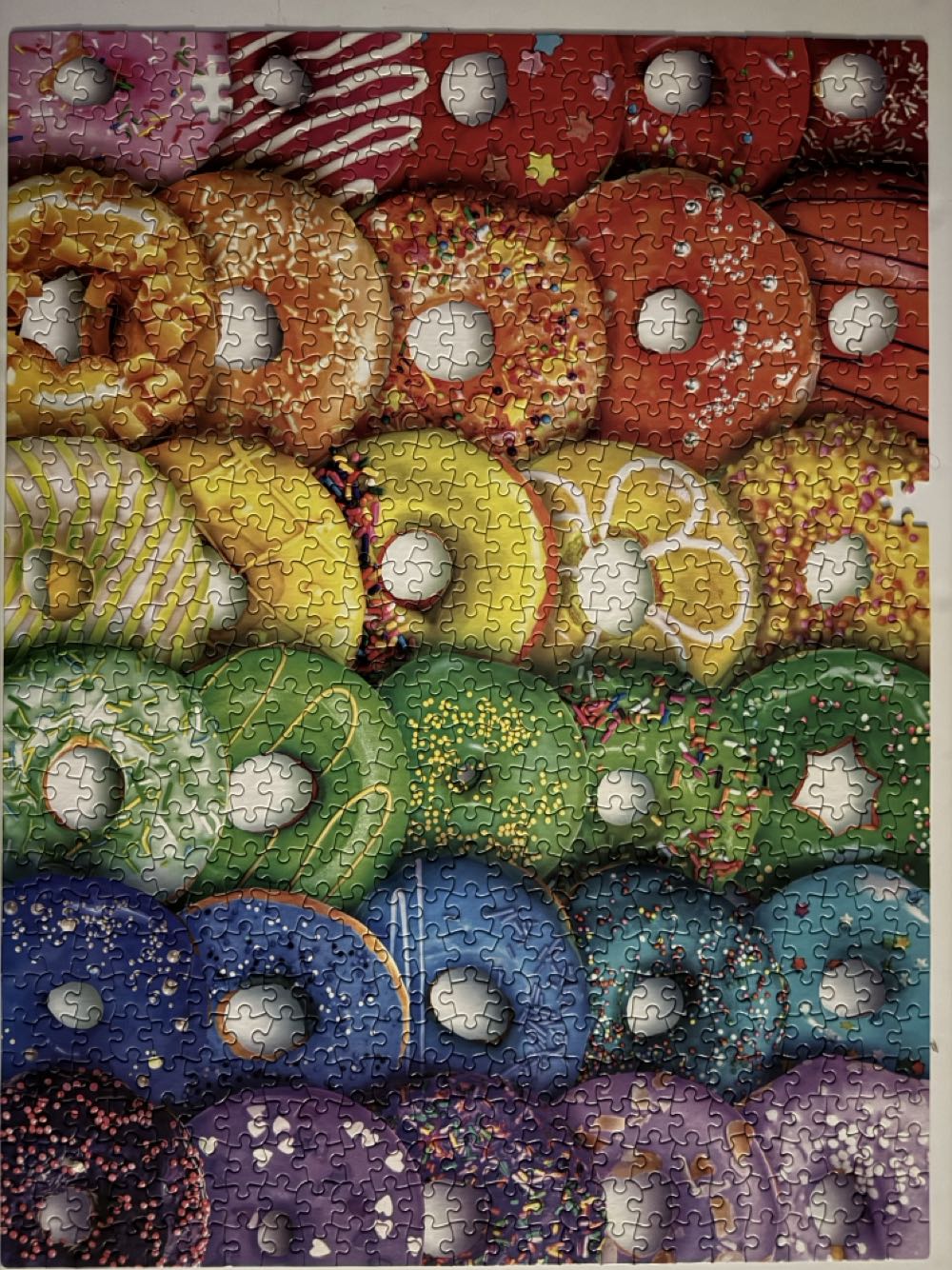 Colorstory:  Rainbow Donuts - Ceaco puzzle collectible [Barcode 0021081291828] - Main Image 2