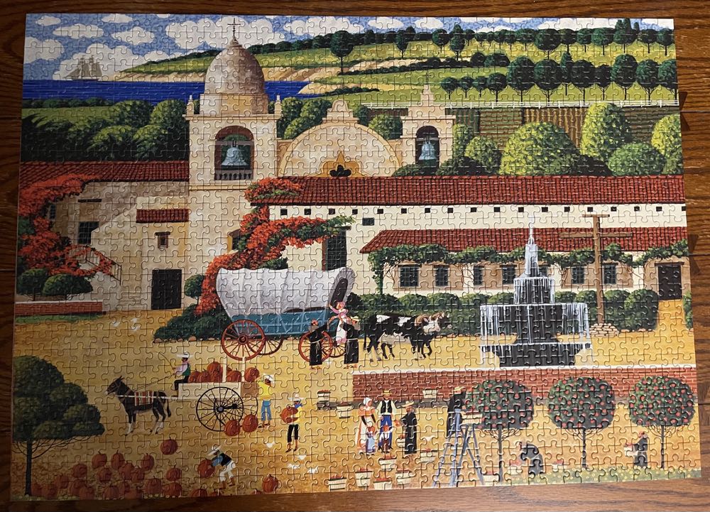 Harvest At The Mission - Mega puzzle collectible [Barcode 072348092009] - Main Image 2