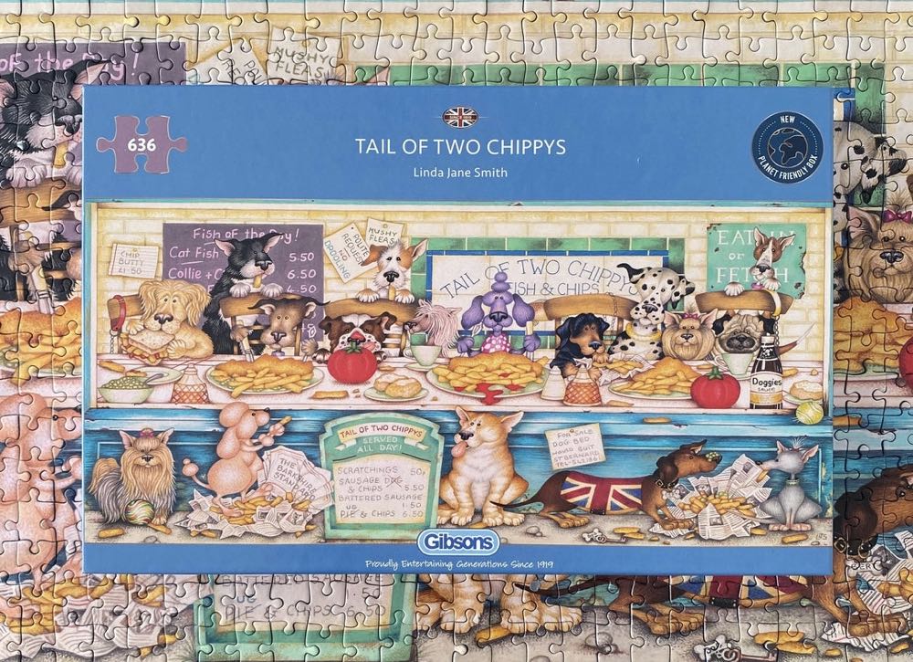 Tail Of Two Chippys - 966, 11/20/25 - SOLD - Gibsons Games Ltd. puzzle collectible [Barcode 5012269040555] - Main Image 4