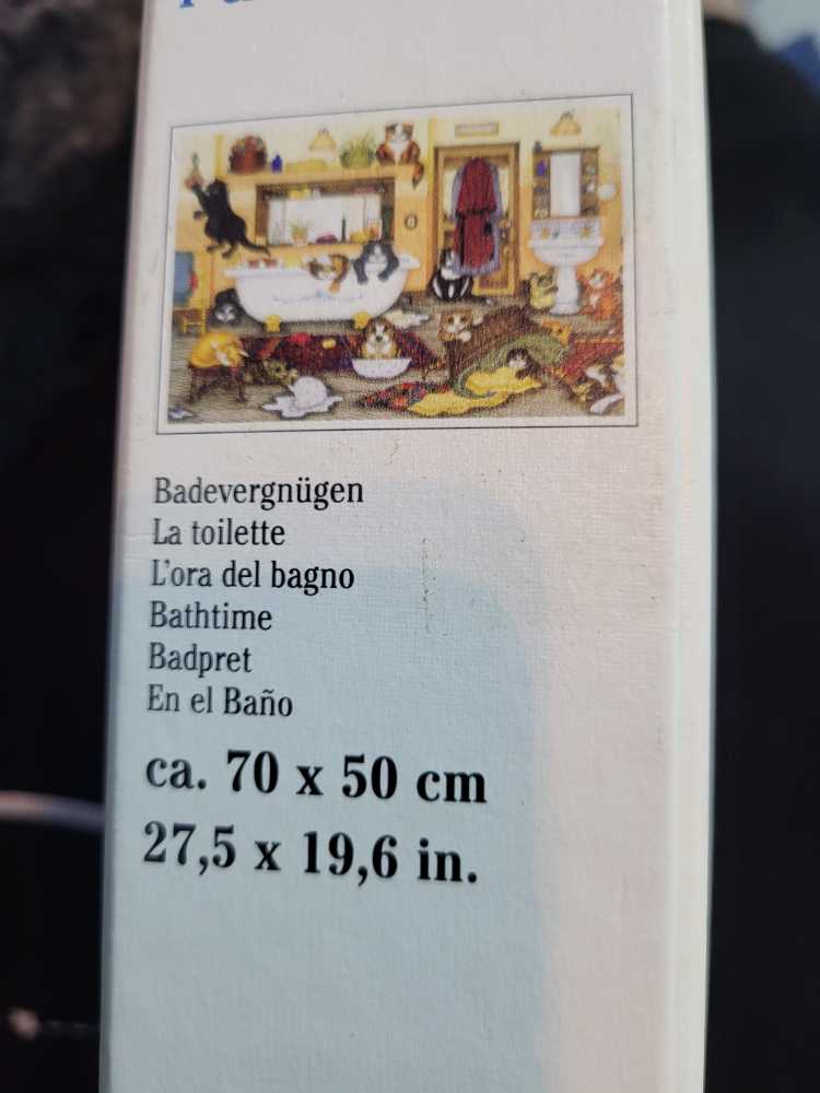 Bathtime - Ravenburger puzzle collectible [Barcode 4005556157853] - Main Image 2