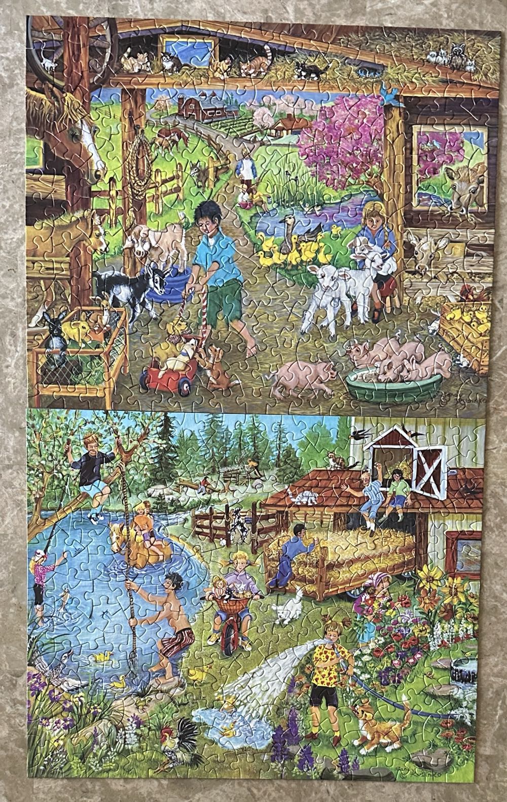Fun On The Farm - 4 Puzzle Box Set - Bits And Pieces puzzle collectible [Barcode 192949046901] - Main Image 4