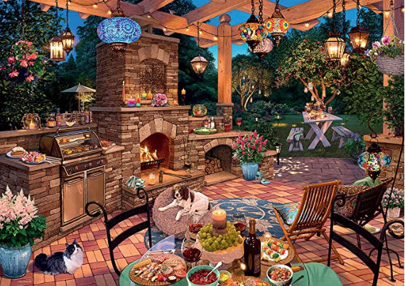 My Haven No: 10 - Garden Kitchen (2) Keep 1 - Ravensburger puzzle collectible [Barcode 4005556174775] - Main Image 2