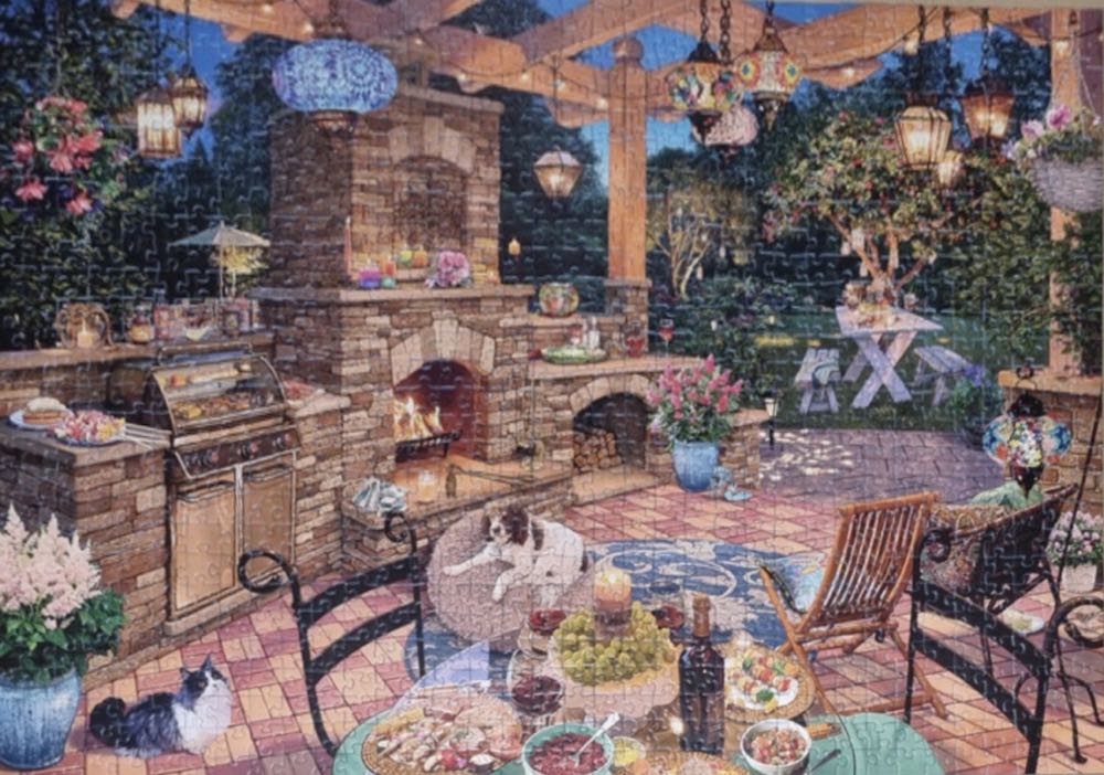 My Haven No: 10 - Garden Kitchen (2) Keep 1 - Ravensburger puzzle collectible [Barcode 4005556174775] - Main Image 3