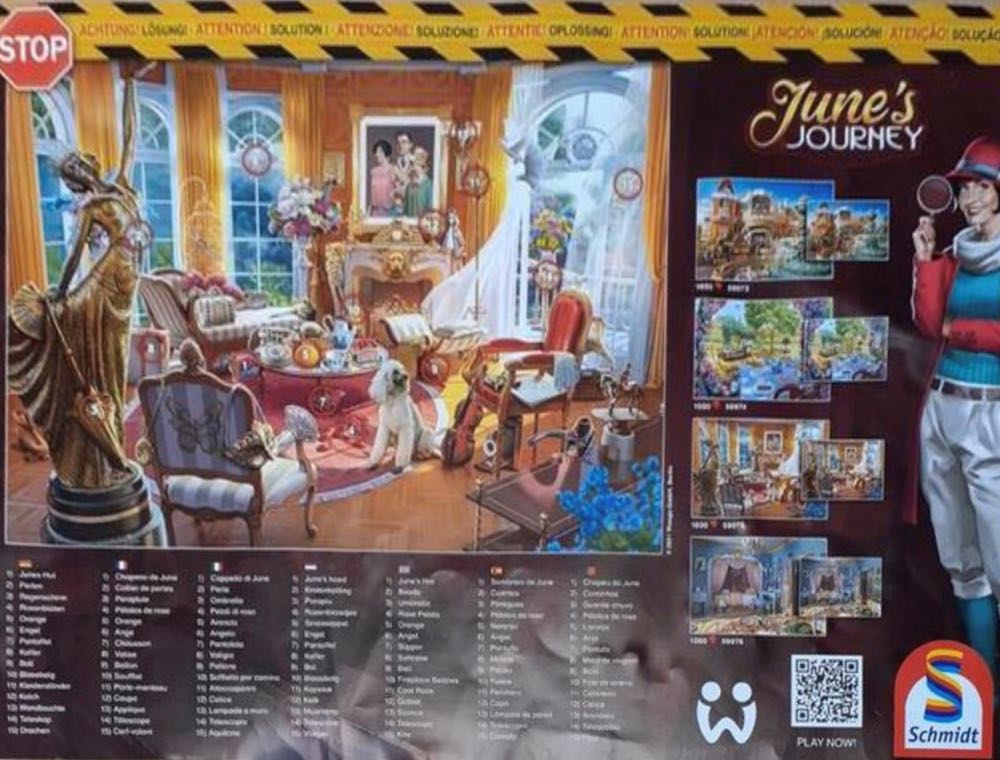 Junes Journey Salon Of The Orchid Estate - Schmidt Puzzle puzzle collectible [Barcode 4001504599751] - Main Image 3