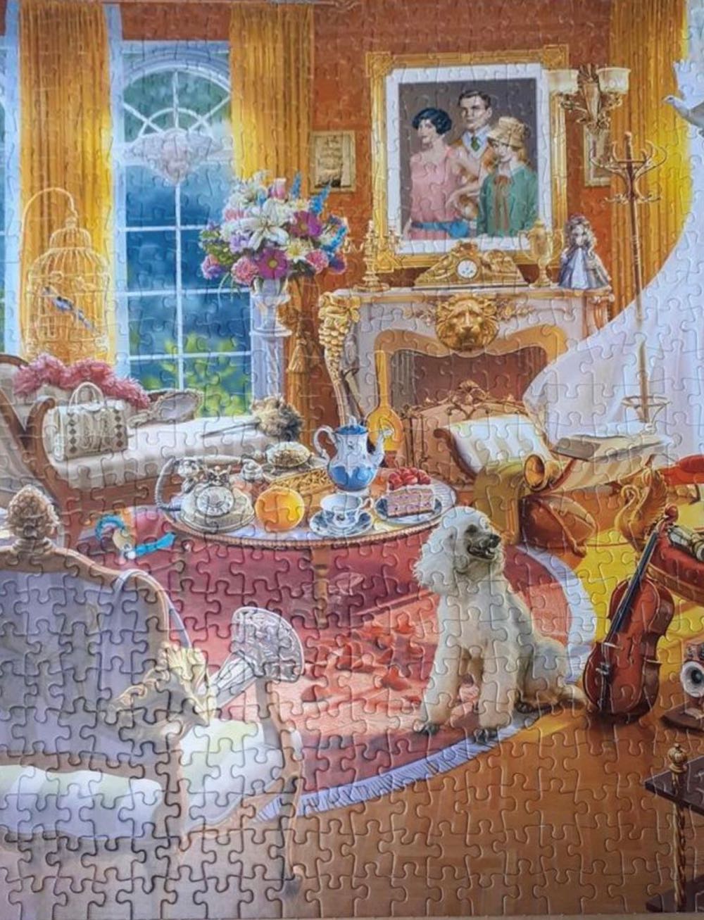 Junes Journey Salon Of The Orchid Estate - Schmidt Puzzle puzzle collectible [Barcode 4001504599751] - Main Image 4