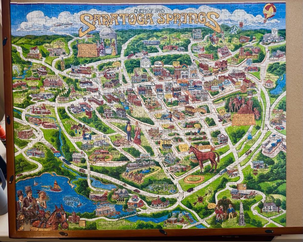 Saratoga Springs (-1) - White Mountain Puzzles puzzle collectible - Main Image 2