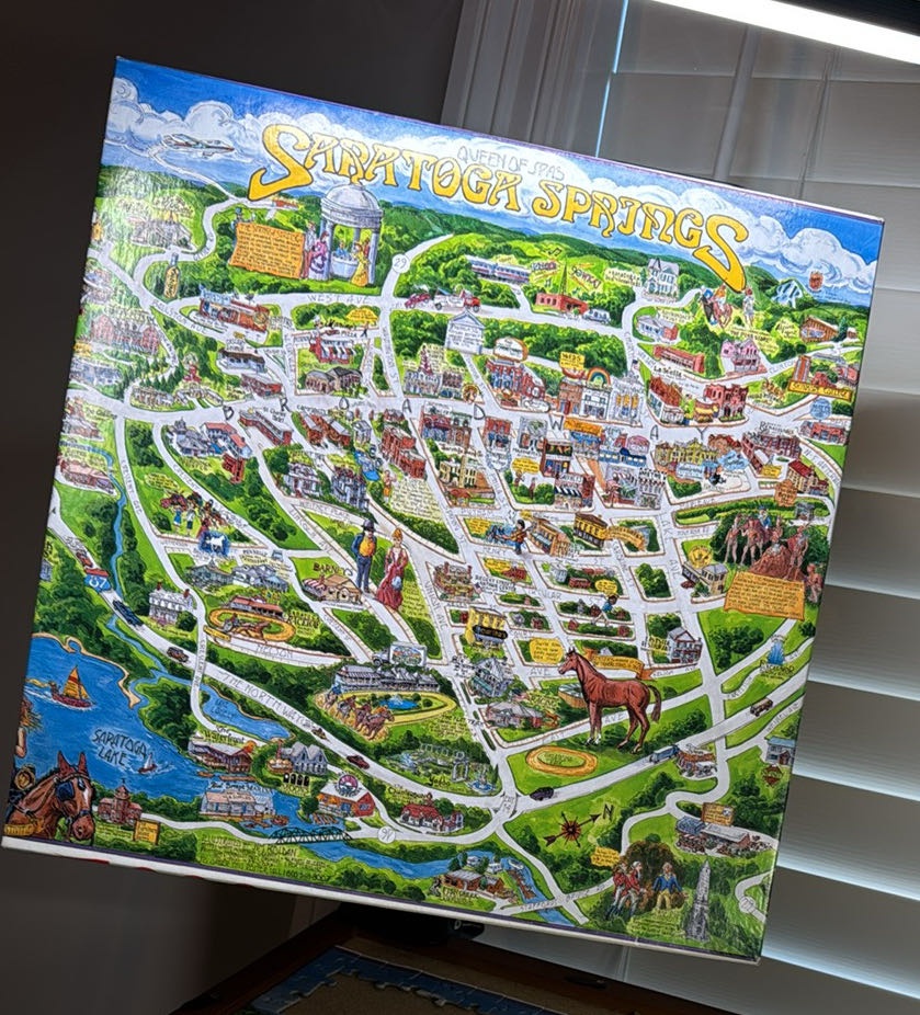 Saratoga Springs (-1) - White Mountain Puzzles puzzle collectible - Main Image 3